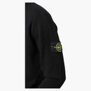 Stone Island 508a1 rozciągnięcie wełniana bluza czarna