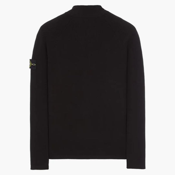 Stone Island 526D8 Pletený svetr černý