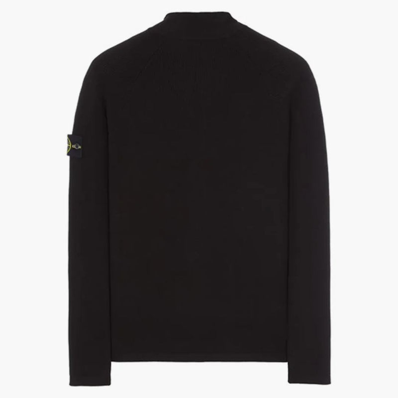 Stone Island 526D8 Pletený svetr černý