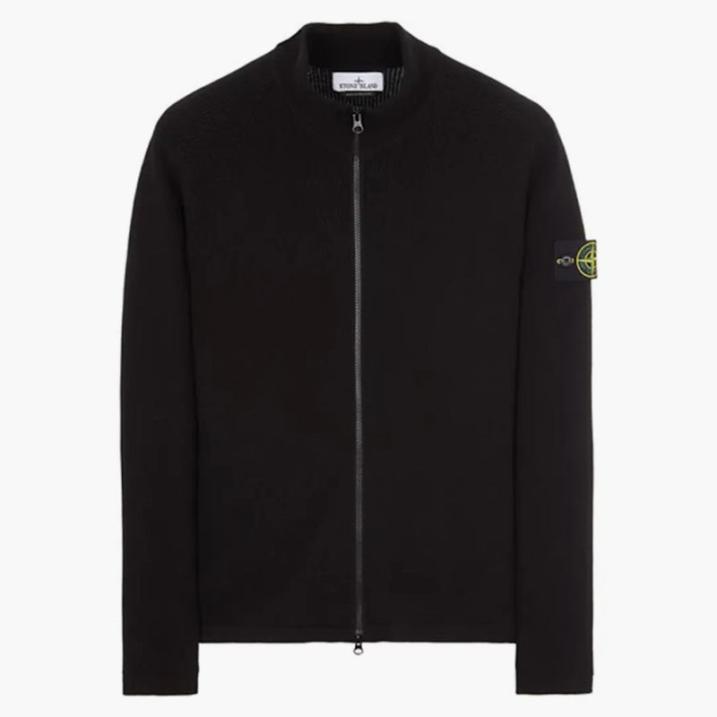 Stone Island 526D8 Pletený svetr černý