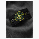Stone Island 63020 Brushed Cotton Pleece Crewneck ciemnoszary