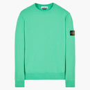 Stone Island 63020 Bothed Cotton Polare Crewneck Sweater Light Green