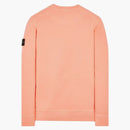 Stone Island 63020 Bothed Cotton Polare Crewneck Sweater Peach