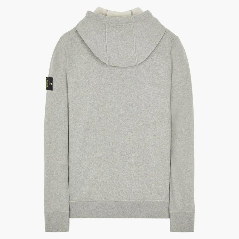 Stone Island 64120 Kartáčová bavlněná fleecová kapuce mikina prach