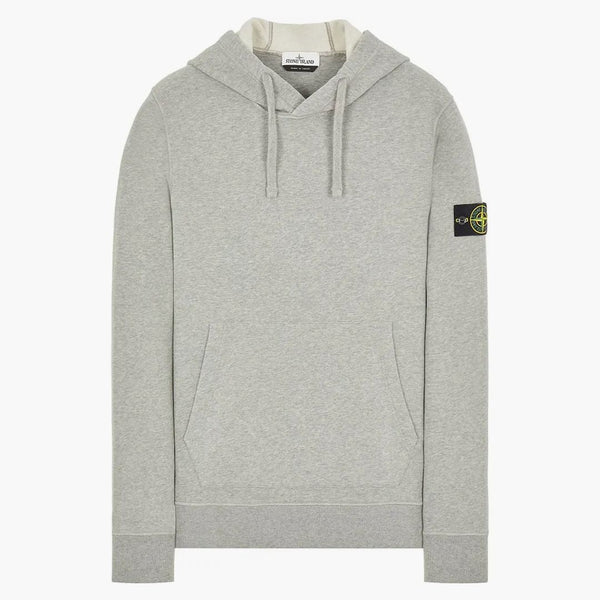Stone Island 64120 Kartáčová bavlněná fleecová kapuce mikina prach
