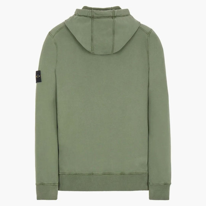 Stone Island 64120 Kartáčová bavlněná fleece mikina