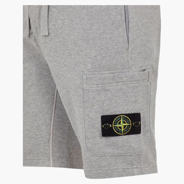 Stone Island 64651 Cotton Fleece Garment Garment Shorts Prach