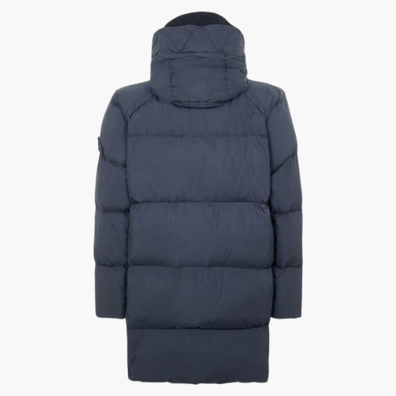 Stone Island 70123 Oděv obarvené krční opakování NY Down-TC Coat Blue