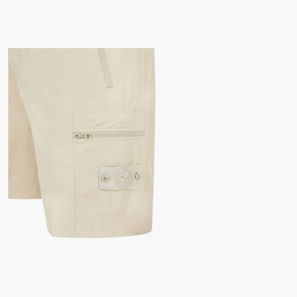 Stone Island Bermuda Comfort Shorts Ghost Beige