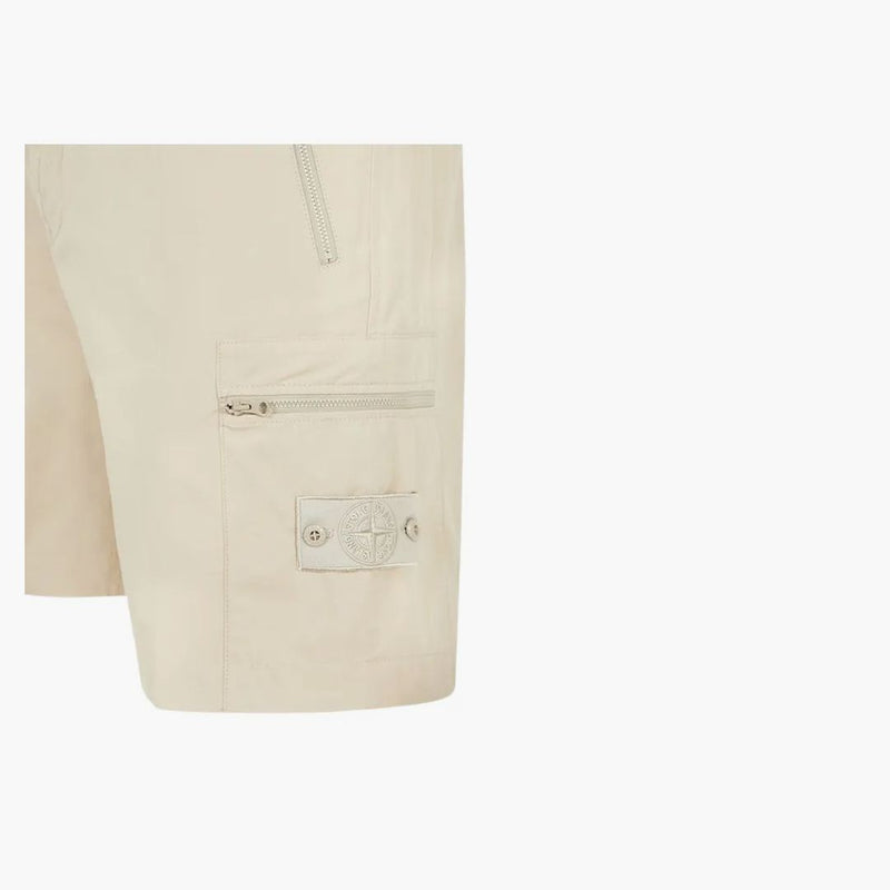 Stone Island Bermuda Comfort Shorts Ghost Beige