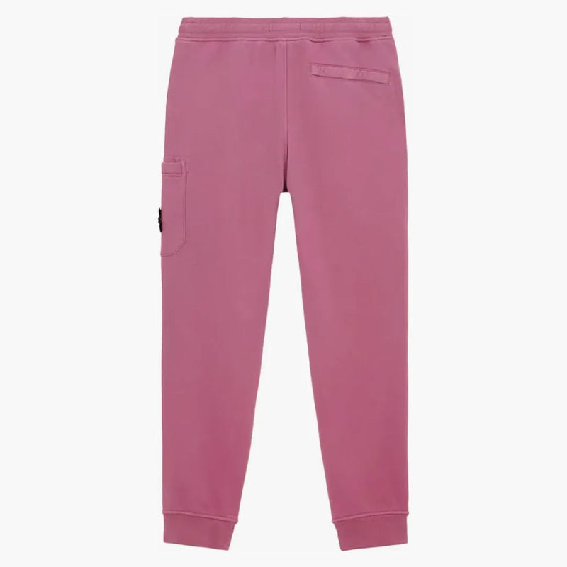 Stone Island kartáčoval organické bavlněné joggery růže křemene