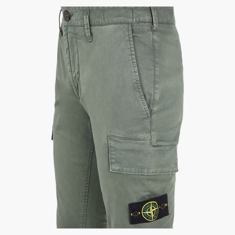 Šortky Stone Island Cargo Bermuda - Ghost Piece Black