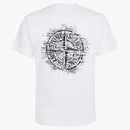 T-shirt z logo kamiennego i logo z logo