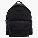 Stone Island Compass broderad zippad ryggsäck svart