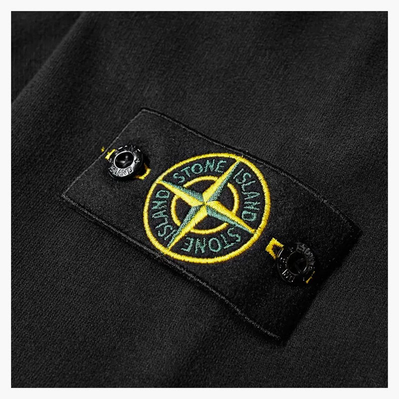 Stone Island obarvená posádka mikina černá