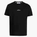 Camiseta bordada de Stone Island Negro