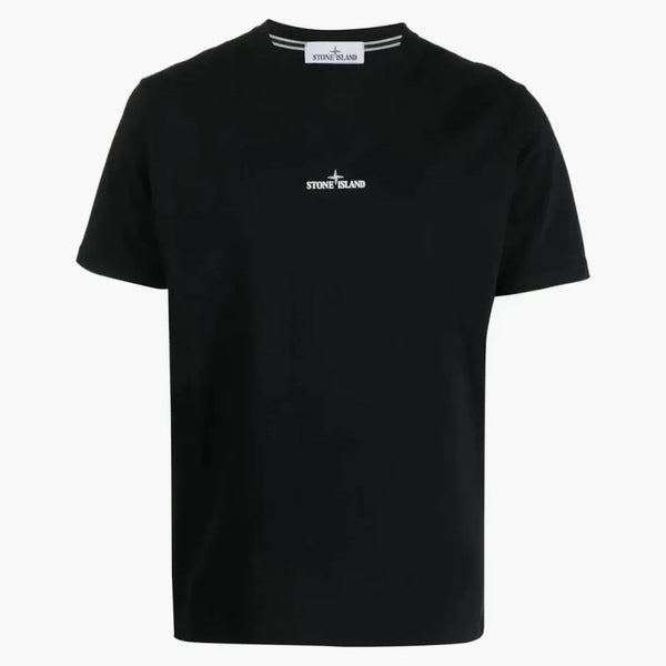 Stone Island Empoidered tričko černé