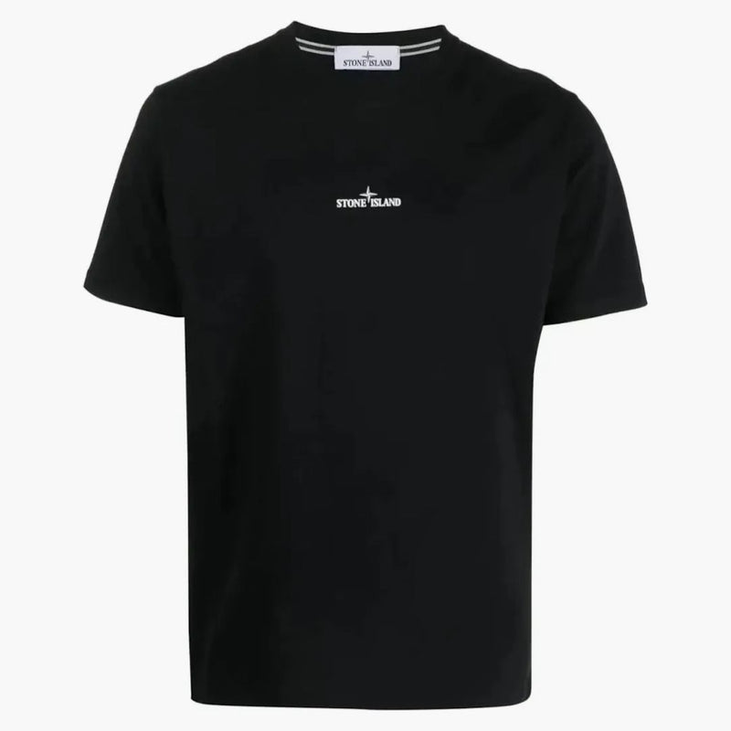 Stone Island Empoidered tričko černé