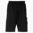 Stone Island Felpa Bermuda Shorts Nero