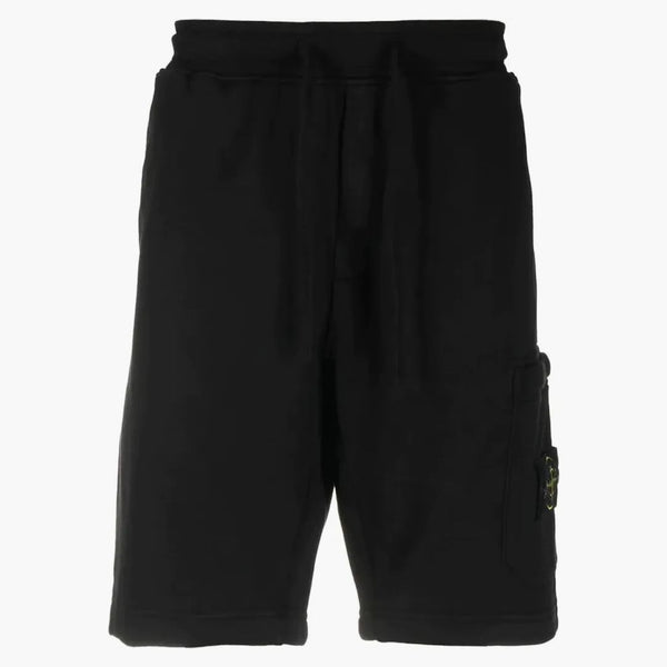 Stone Island Felpa Bermuda Shorts Black