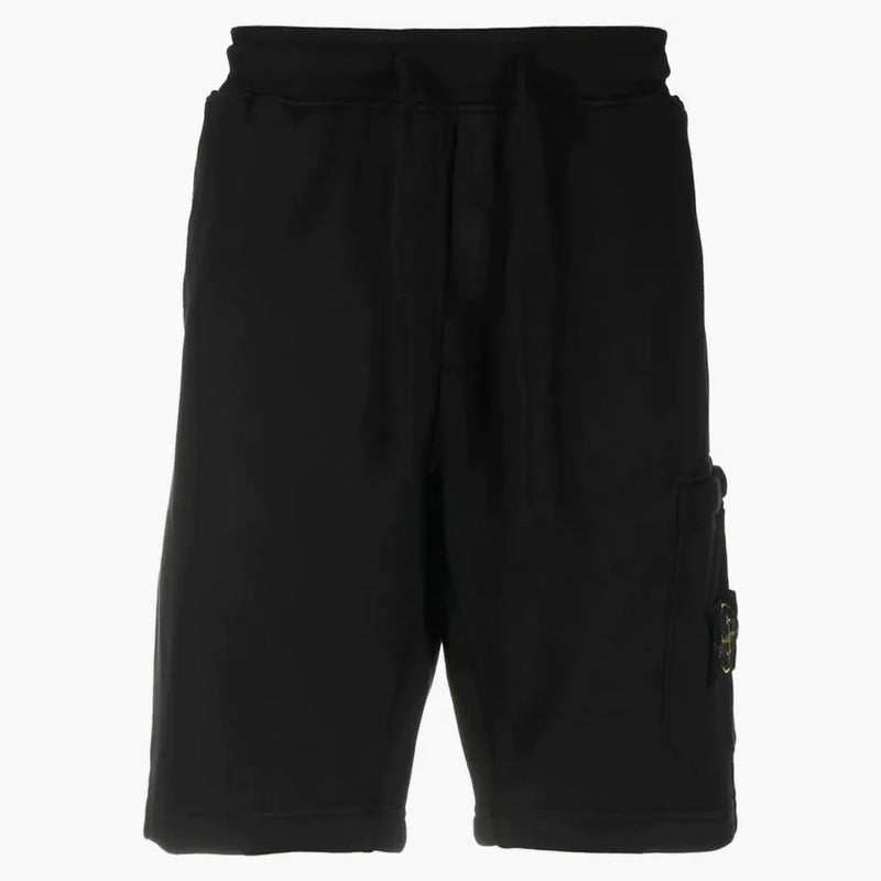 Stone Island Felpa Bermuda Shorts Black
