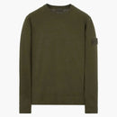 Stone Island 611f3 Felpa Ghost Crewneck Military Green
