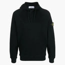 Stone Island Felpa Logo Patch Hoodie Black