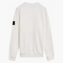 Stone Island Fleece ubranie farbowane na biały crewneck