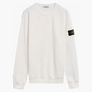 Stone Island Fleece ubranie farbowane na biały crewneck