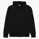 Stone Island Fleece Garment Dyed Hoodie Dark Blue