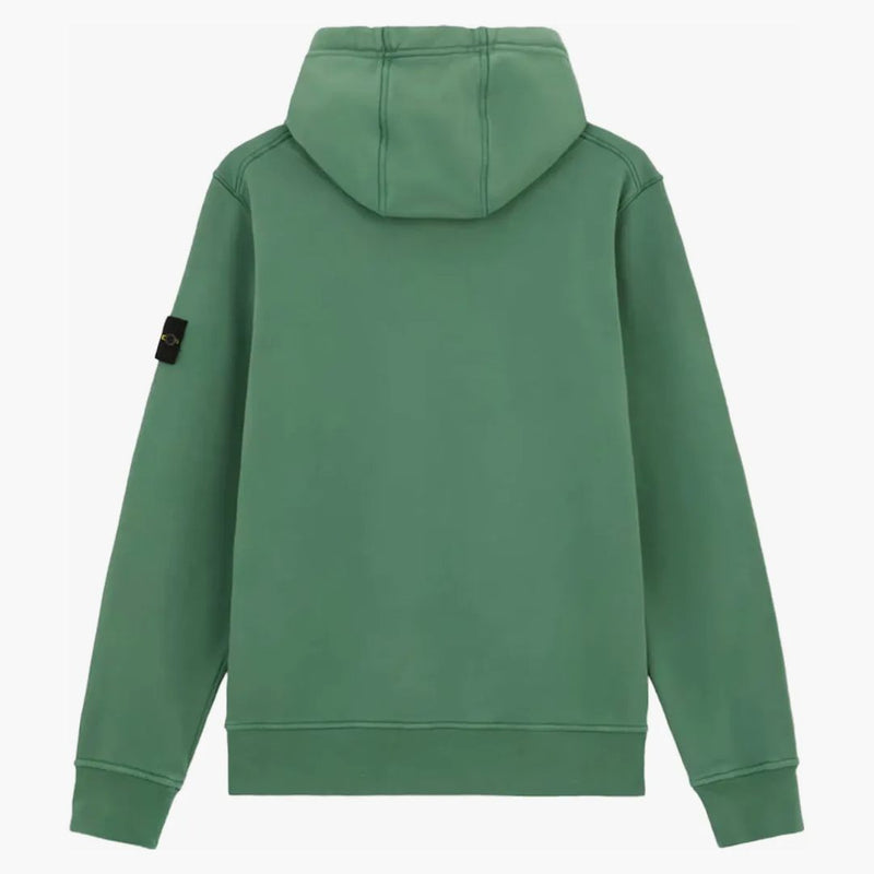 Stone Island Fleece Garment obarvená mikina Sage Green