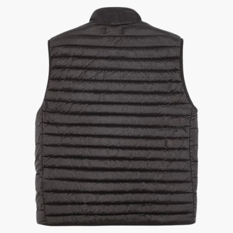 Stone Island G0224 tkalcovský tkalcovský komora r-nylon down-tc gilet černá