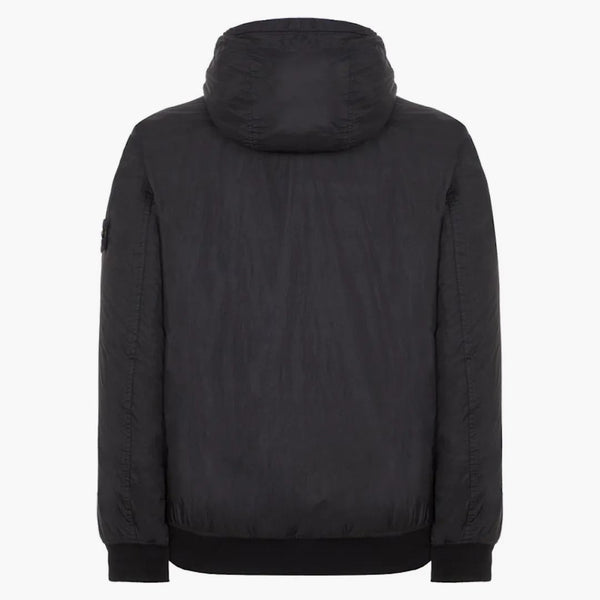 Stone Island oděv obarvený 40823 Crřky Reps Recyklované nylonové Primaloft-TC bunda černá