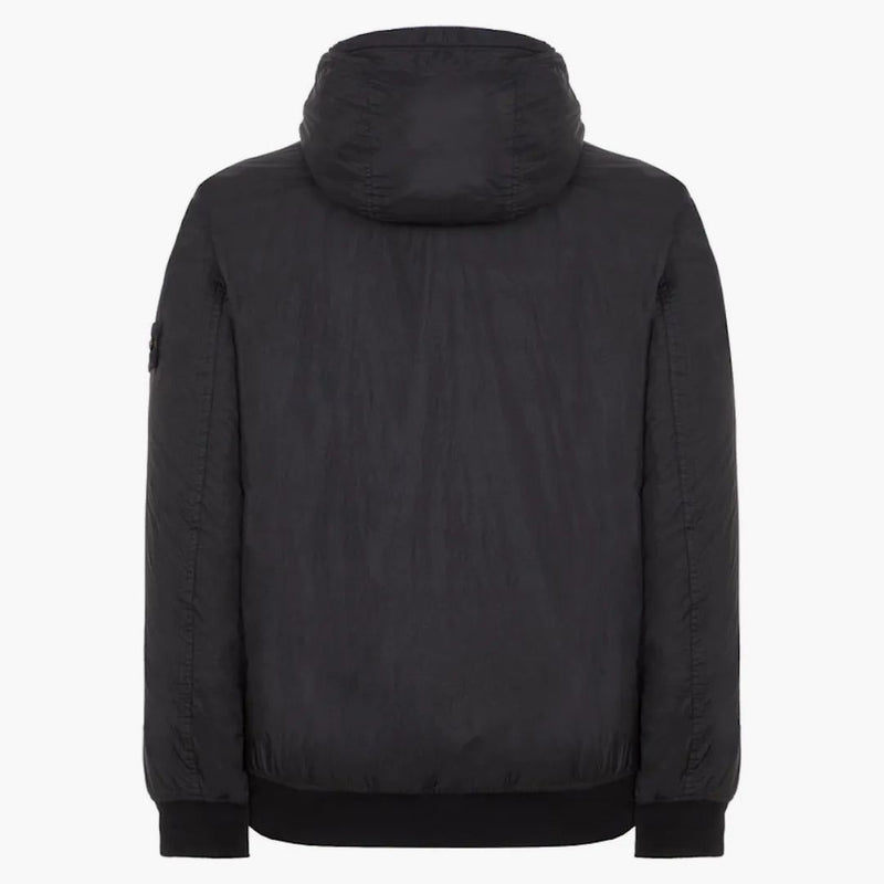 Stone Island oděv obarvený 40823 Crřky Reps Recyklované nylonové Primaloft-TC bunda černá