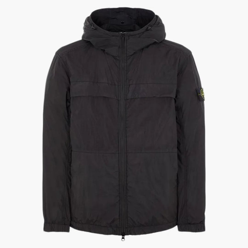 Stone Island oděv obarvená krční kapuce černá