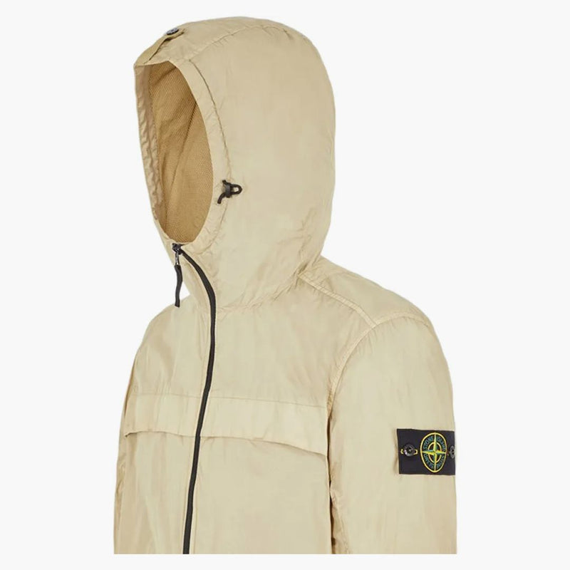 Giacca con cappuccio tinta per abbigliamento per abbigliamento di pietra