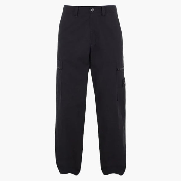 Stone Island Ghost pravidelné nákladní kalhoty černé