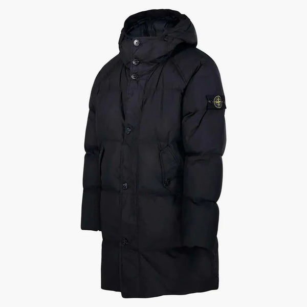 Stone Island Giaccone vera piuma skutečná down blouson bunda černá