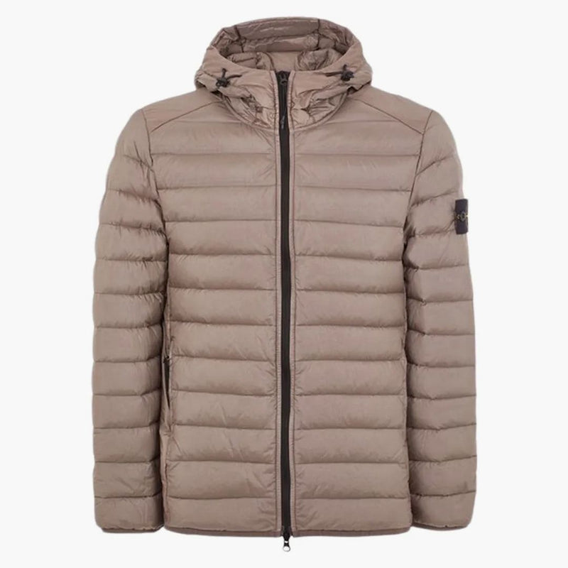 Stone Island Giubbotto Vera Piuma Dove Grey
