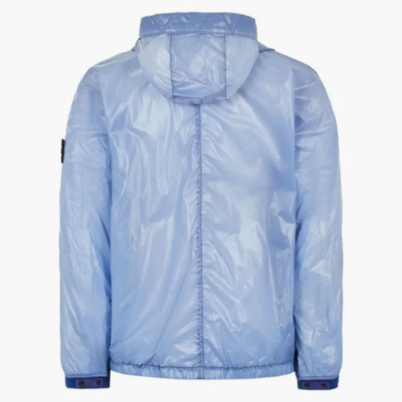 Stone Island Heat Reactive Lamy Cotton Linen Tela Jacket Blue