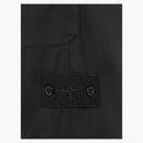 Stone Island L13f2 Stretch Cotton Lyocell Satin Ghost Piece Garment Dyed Shorts Black
