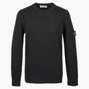 Stone Island Lambswool Crewneck Sweater Black