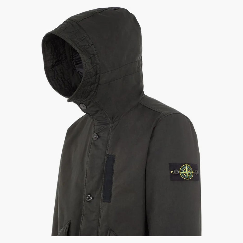 Stone Island Laser vytištěn David TC Down bunda Steel Grey