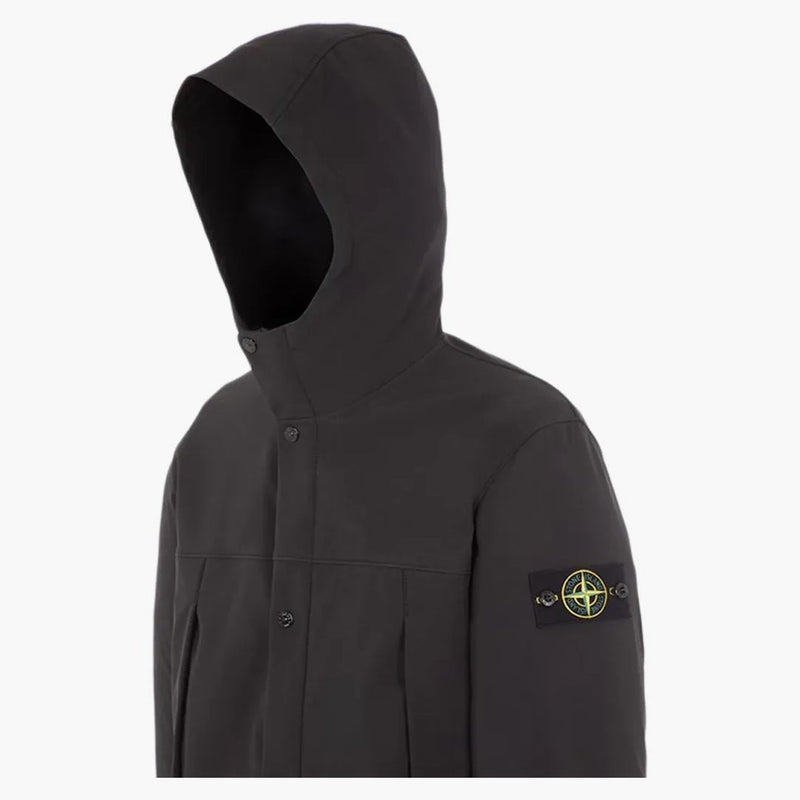 Stone Island Light Soft Shell-r Jacket Black