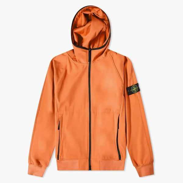 Stone Island Light Soft Shell-R Jacket Orange