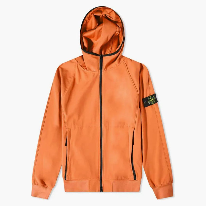Stone Island Light Soft Shell-R Jacket Orange