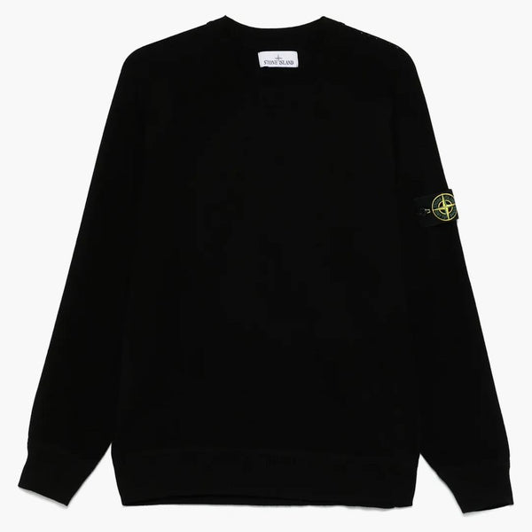 Logo Stone Island CrewNeck Black