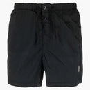 Stone Island Logo Patch Swim Shorts Black