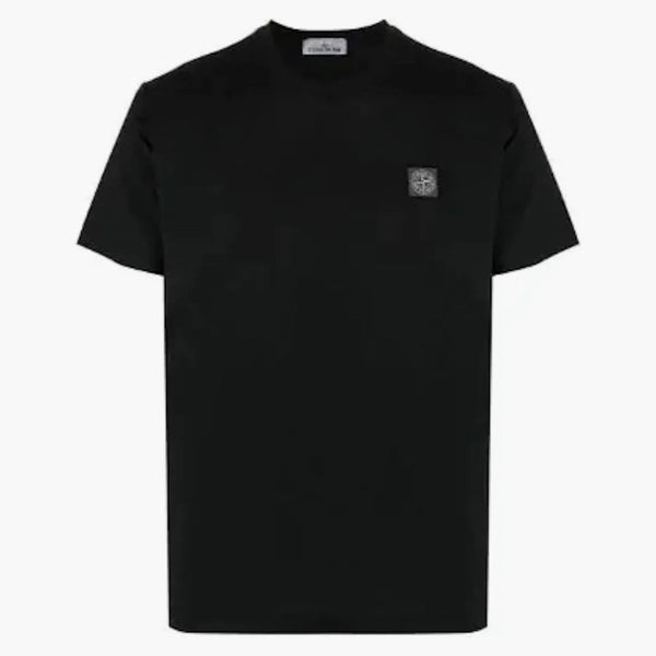 Stone Island Logo Patch T-Shirt Black