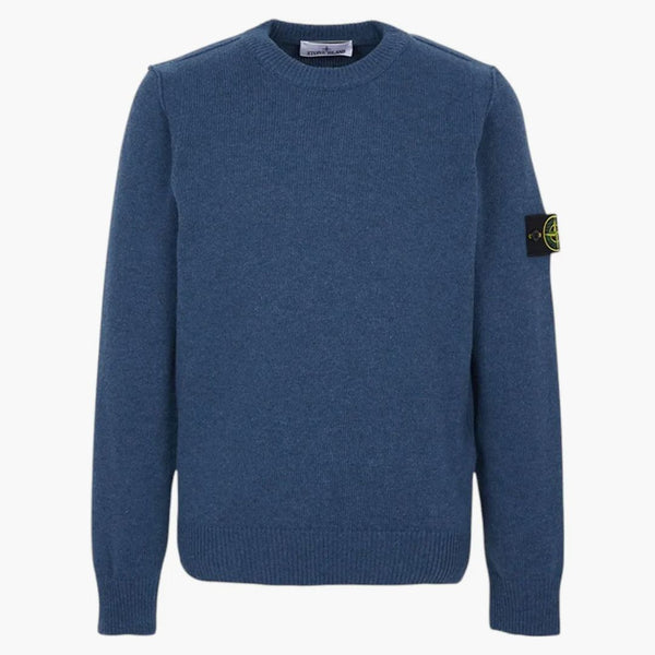 Stone Island Logo Sweater Blue